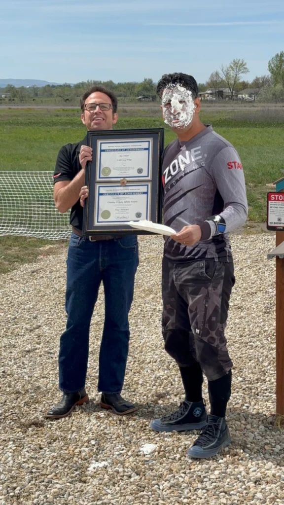 Honoring Ray Armani at DZONESkydiving Boise